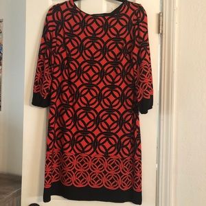 Geometric design dress